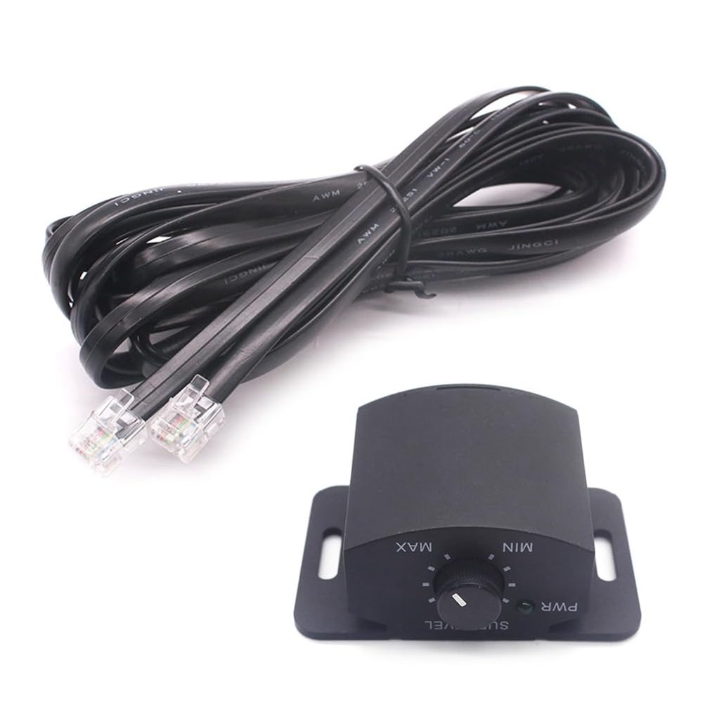 MARALANG Amplifier Replacement Parts Accessories Bass Knob Control Remote 6Pin Subwoofer Remote Volumes Adjustment Control Knob for Speakers, Black, 500715785