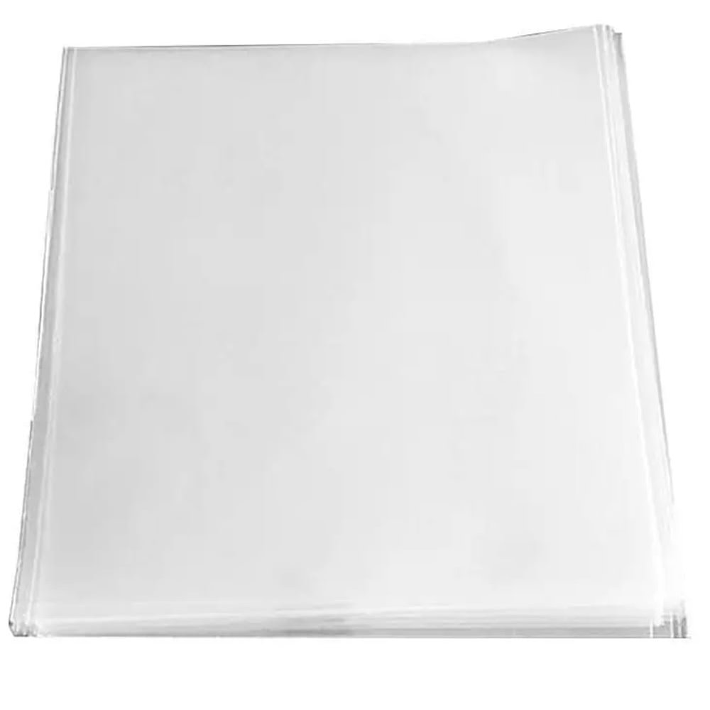 MARALANG Transparent Vinyl Record Outer Bag CD Protection Bag Square Bag Record Sleeve Flat Mouth Outer Bag Easy Install, 500713259