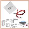 MARALANG 2Pcs 40X40mm Thermoelectric Power Generator SP1848-27145 Peltier TEG Module, White, 500224761 view 4