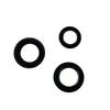 for Nikon D800 D810 D850 D500 Eyepiece Glass Rubber Ring (for whole) view 2