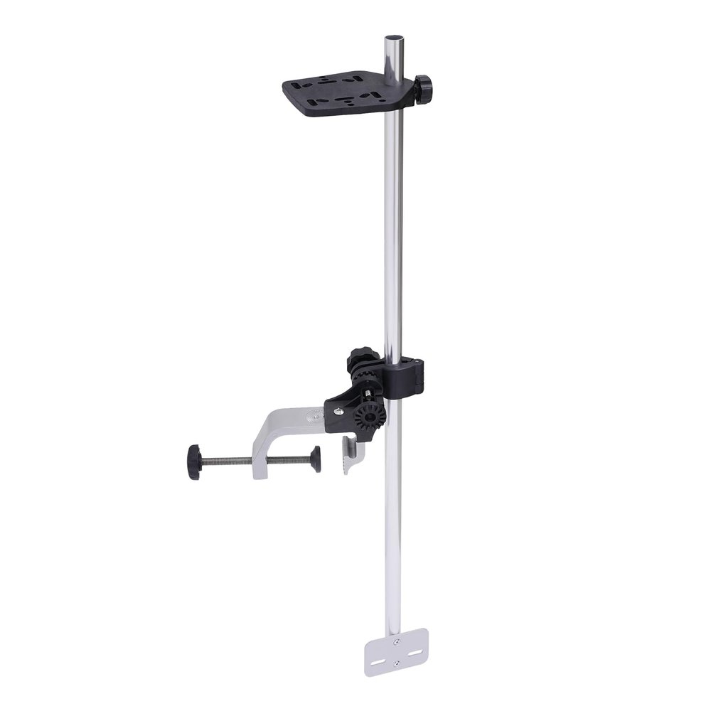 SODONAD Universal Fish Boat Sounder Holder 360 Adjustable Rotating Aluminum Fish Boat Fish Finder Holder Fits Most Fish Finders Opening 2-3/4