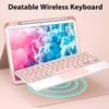 Aidashine Keyboard Case for Huawei Matepad 11.5/Air 11.5, Multi-Angle Detachable Bluetooth Keyboard with Touchpad, Pencil Holder,Pink,No Backlit view 2