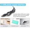 5V USB Router Fan TV Box Cooler 120mm PC DIY Cooler W/Screws Protective net Silent Desktop Fan (Color : Black) view 3