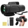 12x42 Monocular Telescope for Adults, High Powered HD Compact Monoculars Portable Handheld Telescope with BAK4 Prism FMC Lens for Hiking Bird Watching Camping Travel Concerts view 1