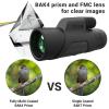 12x42 Monocular Telescope for Adults, High Powered HD Compact Monoculars Portable Handheld Telescope with BAK4 Prism FMC Lens for Hiking Bird Watching Camping Travel Concerts view 2