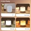 2 Pack Eye Caring Soft Night Light, Touch night light for Baby, Kids and Adults, Small Cute Bedside Lamp, 3 Colors, Dimmable, USB Rechargeable Warm Night Light for Bedrooms, Baby Nursery and Sleep Aid view 2