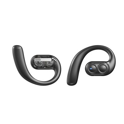 Mosonnytee Wireless Earbud Bluetooth Over Ear Headphone 30hrs Play Back Sport Earphone with LED Display Over-Ear Bud with Earhook Built-in Mic Headset for Workout Black(Single Ear)