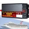 1000W/1600W/2200W/3000W/3500W/4000W/5000W/5500W/6000W/8000W/12000W Pure Sine Wave Power Inverter 12V/24V/48V/60V/72V dc to ac 110V/230V with 2 Socket, LCD Display, for RV,5000W-48Vto220V view 1