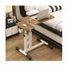 MUYRJLZX Standing Desk Adjustable Laptop Desk with Wheels Overbed Bedside DeskStanding Laptop Desk Tilting Over Bed Table for Home Use or Medical Easy to Move view 1