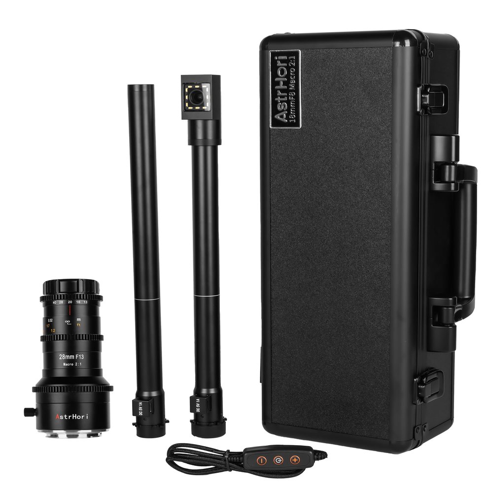 AstrHori 28mm F13 Upgrade Version with 360 Rotating Base and Direct-View & 90 Periprobe Lens 2X Macro Lens (for L Mount)