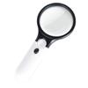 HD 10 Times Handheld Magnifier LED Light Read Service Microscope Portable Reading Mirror Enlarged Mirror (Color : 100mm) view 1