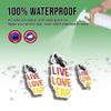 (2pcs) Tap Dance Sticker Tap Dance Decal Live Love Tap Funny Vinyl Stickers Weather-Resistant Stickers for Water Bottles Laptop Window Car 2pcs Size 5" view 4