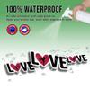 (2pcs) Ballet Dance Sticker Ballet Dance Decal Love Ballet Dance Funny Vinyl Stickers Weather-Resistant Stickers for Water Bottles Laptop Window Car 2pcs Size 3" view 4