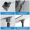 Pipe Adapter for Starlink Gen 3,V3 Pole Mounting Kit,Fit for Starlink Standard Dish, V3 Kickstand Dishy,Compatible with 1.25-2.1'' Pipe view 4