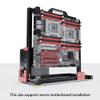 DALAIBUKESI DIY Aluminium Pc Open Case Computer Chassis Test Bench Support Water Cooling Support Server chassis Support Itx Matx Atx Eatx (4.E-ATX), silvery view 2