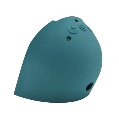 Compatible with theAmazon Echo Pop (2023 Release) Thickened Silicone Protective Cover, The Base is More Stable, 360 Protection, and a Close fit with The Speaker housing (Midnight Teal)