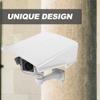 HOMSFOU Outdoor Security Camera Cover Rainproof Camera Guard Universal Weather Resistant Protective Shield for Sun Rain Dust 10.63X10.43X3.74 Inch view 3