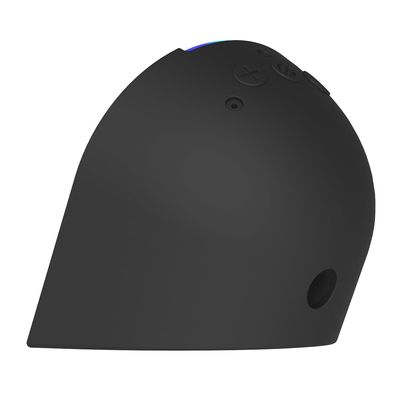 LIFEMOI Compatible with theAmazon Echo Pop (2023 Release) Thickened Silicone Protective Cover, The Base is More Stable, 360 Protection, and a Close fit with The Speaker housing (Charcoal)