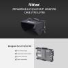 LUT6/LUT6S 6" Monitor Cage Nitze Cage Compatible with Feelworld LUT6/LUT6S 6" Monitor with Sunhood Cable Clamp with NATO Rail view 2