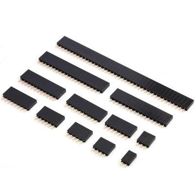 10PCS Single Row Pin Female Header Socket Pitch 2.54mm 1 * 2p 3p 4p 5p 6p 7p 8p 9p 10p 12p 14p 15p 16p 18p 20p 22p 40Pin Connector(10PCS 1x19Pin)