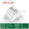 LXYTT DR-60-24 Ultra Slim DIN Rail Power Supply, 24V2.5A 60W LED Strip Light Power Supply Industrial Power Supply Input Voltage (VAC): 85-264V Output Voltage (DC): 24V view 2