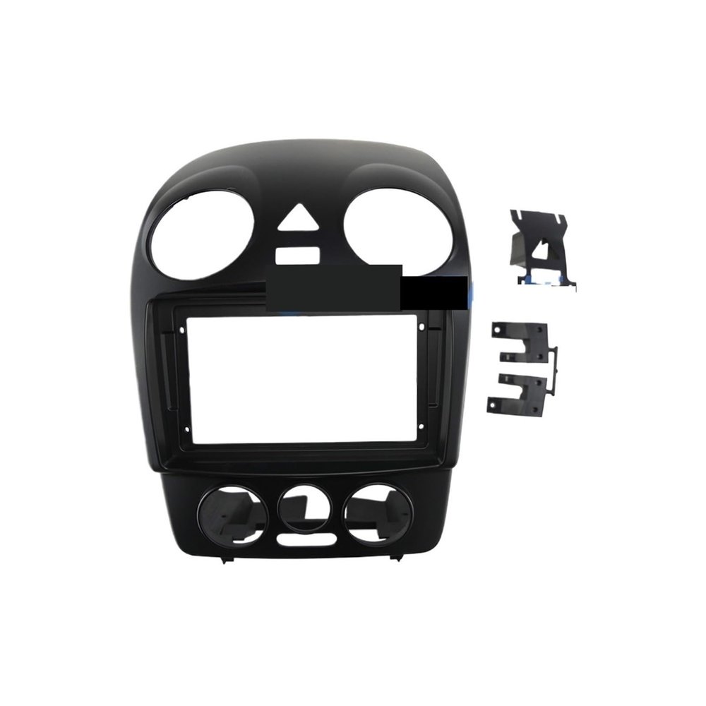 BINGLEI Car InteriorRadio Panel 9 Inch Car Fascia Radio Panel Fit for VW Fit for VW New Beetle 2004-2010 Dash Kit Install Facia Console Bezel Plate 9inch Trim Cover Decoration,Radio Panel(9 inches)