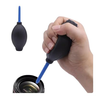 Cjylfmz 1pcs DSLR lens computer keyboard Clean silicone leather air blown dust balloon (Blue soft blow)