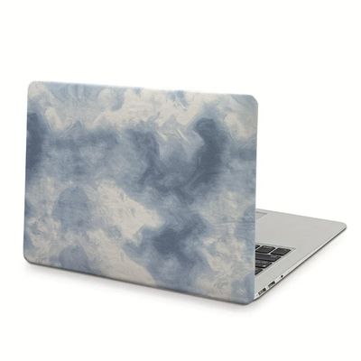 FREEDOMCASE Compatible with MacBook Pro 13 inch Case M2 2024, 2023, 2022-2016 A2338 M1 A2251 A2289 A2159 A1989 A1708 A1706, Leather Tactile Case, Blue