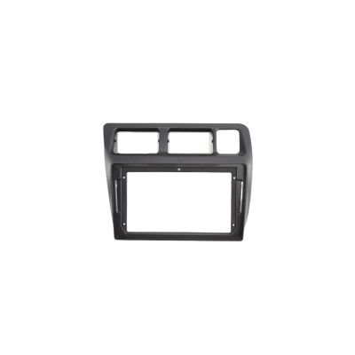 oimcpr 9 Inch Car Fascia Radio Panel Compatible for Toyota Corolla 1991-1997 (Auto AC,Left Wheel) Dash Kit Install Facia Console Adapter Plate