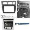 oimcpr 9 Inch Car Fascia Radio Panel Compatible for Toyota Corolla 1991-1997 (Auto AC,Left Wheel) Dash Kit Install Facia Console Adapter Plate view 2