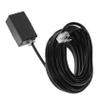 1set Telephone Cord Kit Black Pc Cable Includes Coupler and Nail Clips for Easy Installation for Landline Use view 1