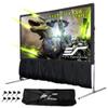 Elite Screens 103-Inch Portable CLR and ALR Projector Screen with Stand, Indoor/Outdoor Use, Height Adjustable, Ambient Light Rejecting Screen for Short/Ultra Short Throw Projectors, LPS103H-CLR2-Z view 1