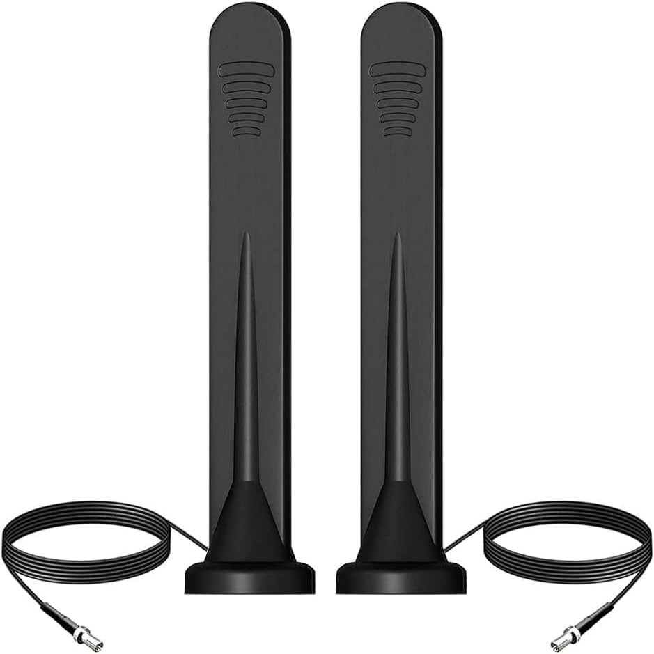 12dBi External 4G LTE 5G TS9 Magnetic Base Antenna Compatible with Netgear AT&T Nighthawk MR6110 MR6500 M6 Pro MR6150 M5 MR5100 MR5200 M1 MR1100 Verizon Hotspots RouterPack of 2, Slinkdsco