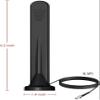 12dBi External 4G LTE 5G TS9 Magnetic Base Antenna Compatible with Netgear AT&T Nighthawk MR6110 MR6500 M6 Pro MR6150 M5 MR5100 MR5200 M1 MR1100 Verizon Hotspots RouterPack of 2, Slinkdsco view 2