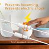 10ft Power Extension Cable for Echo Pop and Echo Dot (3rd Gen),Echo Dot (4rd Gen), Echo Dot (5rd Gen)Echo Show 5(2nd Gen)Prevents looseningPrevents Electric ShockIP53 Waterproof (2 Pack White) view 2