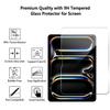 Aircawin Screen Protector for iPad Pro 11 inch M4 2024,9H Tempered Glass Film for 11'' iPad Pro 5th Generation,HD Clear,Bubble Free,Scratch-Proof,Case Friendly,Face ID&Apple Pencil Compatible-2 Pack view 2