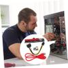 Pcie GPU Graphics Card Extension Cable Red PVC view 3
