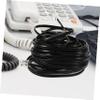 Mikikit 1set Telephone Cord Wire Clips Coupler and Nail Clips Pc Cable for Landline Phones for Easy Installation and Compatibility view 2