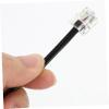 Mikikit 1set Telephone Cord Wire Clips Coupler and Nail Clips Pc Cable for Landline Phones for Easy Installation and Compatibility view 4