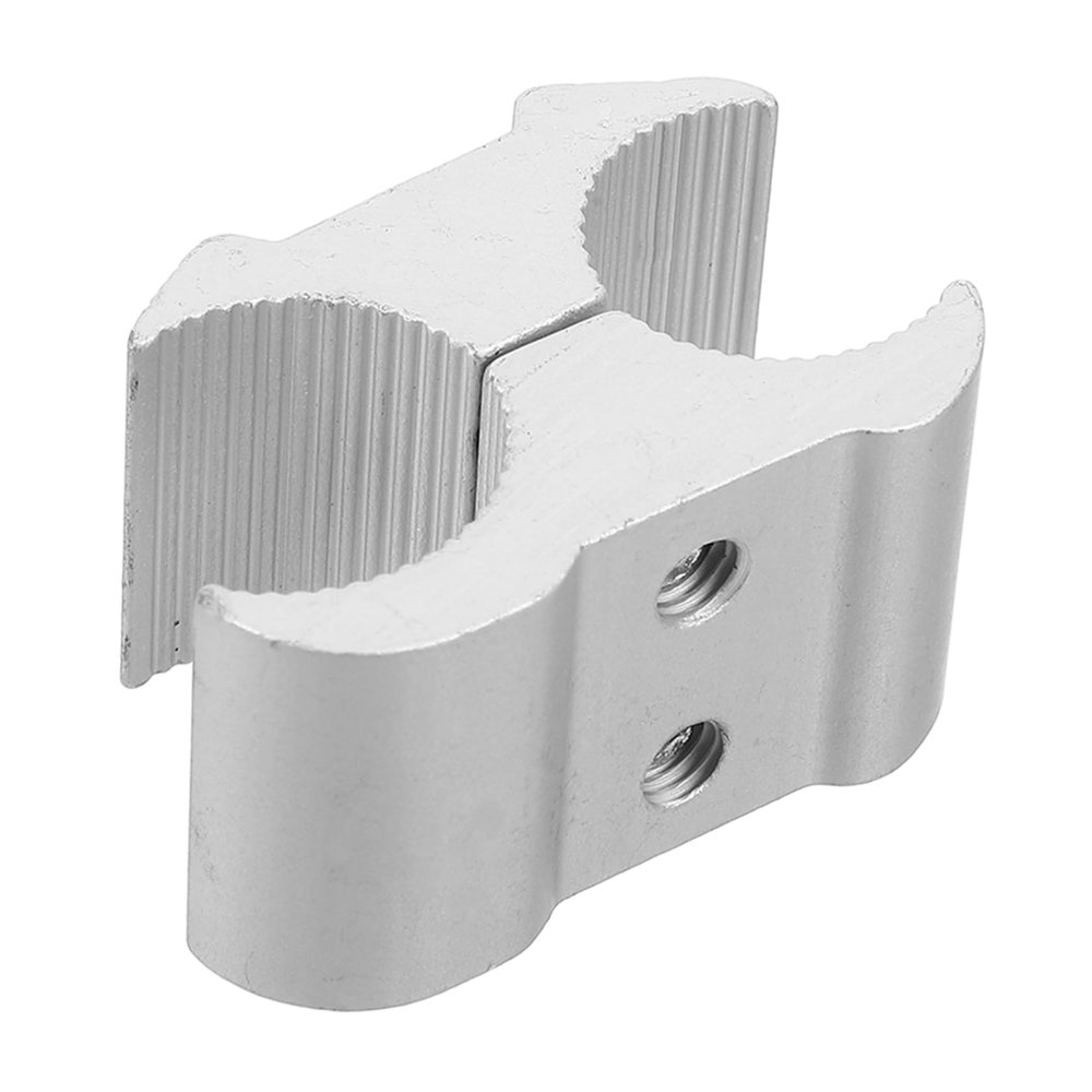 COOLHIYA Wheelchair Pipe Clamp Joint, Aluminium Alloy, 19mm 22mm Silver