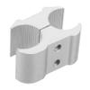 COOLHIYA Wheelchair Pipe Clamp Joint, Aluminium Alloy, 19mm 22mm Silver view 1