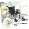 COOLHIYA Wheelchair Pipe Clamp Joint, Aluminium Alloy, 19mm 22mm Silver view 2