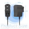 SLLEA Micro USB AC Adapter Charger for HTC One M7 M8 V X S Desire 500 506E 601 700 G20 G21 view 3