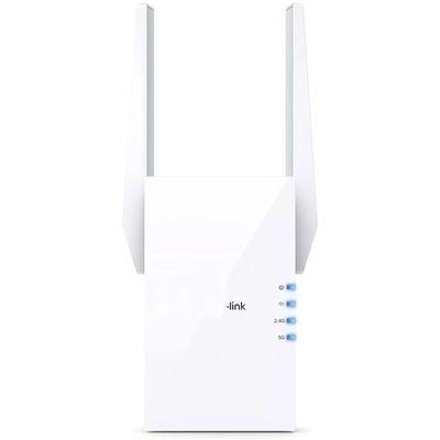 aibileec WiFi 6 Range Extender AX1500 (RE505X) Dual-Band with LAN Port Universal Compatible Wi-Fi Repeater