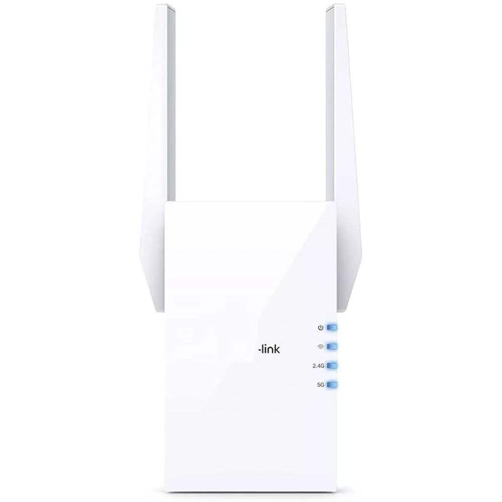 aibileec WiFi 6 Range Extender AX1500 (RE505X) Dual-Band with LAN Port Universal Compatible Wi-Fi Repeater
