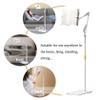 ELUKHT Book Stand for Bed 55~170cm Height Adjustable 180-degree Rotatable Book Holder Floor Book Holder for Reading for BookscookbooksMagazinesOff White (Off White) view 3
