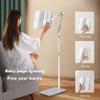 ELUKHT Book Stand for Bed 55~170cm Height Adjustable 180-degree Rotatable Book Holder Floor Book Holder for Reading for BookscookbooksMagazinesOff White (Off White) view 4