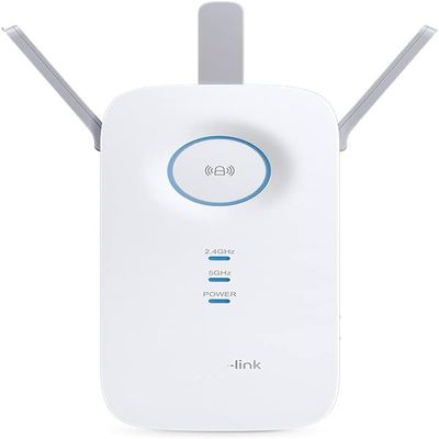 aibileec WiFi Range Extender AC1750 (RE450) Dual Band WiFi Repeater with LAN Port Universal Compatible Wi-Fi Repeater
