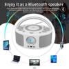 CD Radio Portable CD Player Boombox with Bluetooth,FM Radio,Remote Control,USB Input and 3.5mm AUX Headphone Jack,CD-R/CD-RW/MP3/WMA Playback,AC/Battery Powered(White+Purple) view 3