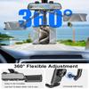 Kolasels Car Rear View Mirror Tablet Holder Mount [4 Claws Anti-Shake Design] 360 Rotatable Retractable Rearview Mirror Tablet Phone Holder for Car, Fit for 4-12.9" iPad Pro Air Mini, Z Fold, iPhone view 3